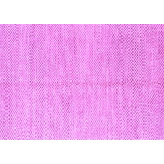 Ahgly Company Indoor Rectangle Solid Purple Modern Area Rugs, 7' x 9'