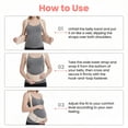 thumbnail image 3 of RUPOUN Maternity Belly Band – Back & Abdomen Support for Pregnant Women, Beige, 3 of 9