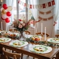 thumbnail image 5 of Spring Eucalyptus Sunflower Round 13 Inch Placemats Set of 8, Farmhouse Birds Gray Wood HeatResistant Non Slip Place Mats for Dining Table, Wipeable Braided Kitchen Table Mats for Housewarming, 5 of 9