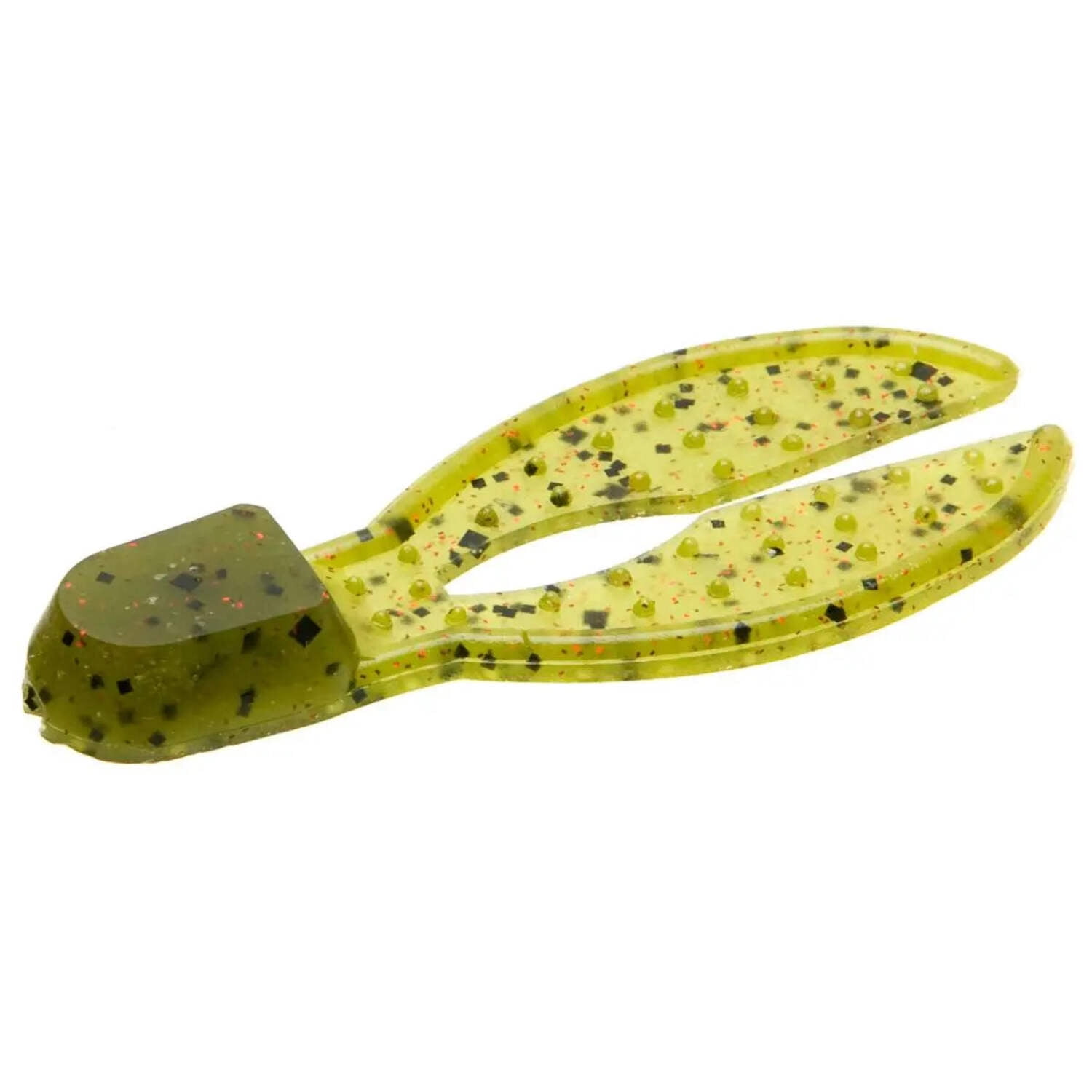 Zoom Super Chunk Jr 2'' Green Pumpkin 6pk - Walmart.com