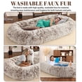 thumbnail image 6 of Human Sized Dog Bed for Adult People,71"x43.3"x10" Large Dog Bed for Men and Women, Washable Giant Dog Bed for Pets and Kids,Anti Slip Human Dog Bed with Storage Pocket, 6 of 8