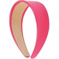 thumbnail image 1 of YWC-2 Inch Vegan Leather Headband for Women (Hot Pink, One Size), 1 of 4