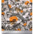 thumbnail image 1 of Soimoi polyester Crepe Fabric Cartoon & Camouflage Print Fabric by Yard 52 Inch Wide, 1 of 3