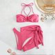 thumbnail image 2 of Conjunto Cómodo de Traje de Baño de Mujeres, Traje de Baño Sexy Y de Moda de Color Sólido para las Vacaciones en la Playa, 2 of 7