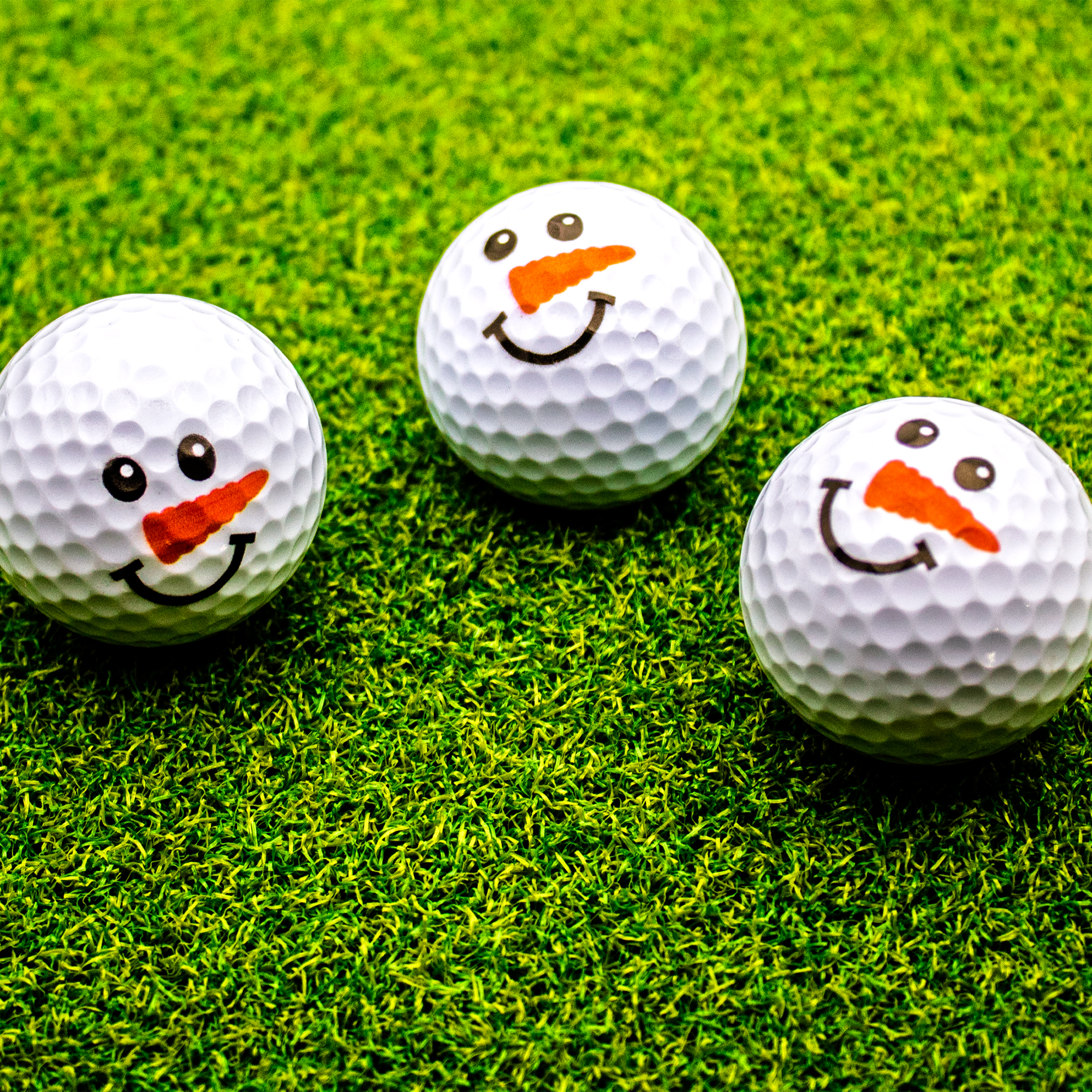 Snowman Golf Balls, 12 Pack by GBM GOLF