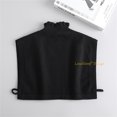 thumbnail image 4 of LoudSung Winter Cotton Fake Collar Detachable Half Shirt Blouse False Sleeves Wrist Cuffs Set Elegant Design for Women Girls, 4 of 7