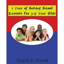 1 Year of Sunday School Lessons For 3-5 Year Olds, (Paperback)