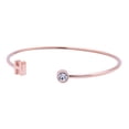 thumbnail image 2 of Pulsera Mujer Inicial Letra LuckyLy, Acero Inoxidable y Zirconia Cúbica, Modelo Sonia rosa UNITALLA, 2 of 8