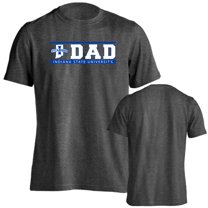 Indiana State University Sycamores Dad Proud Parent Short Sleeve T-Shirt