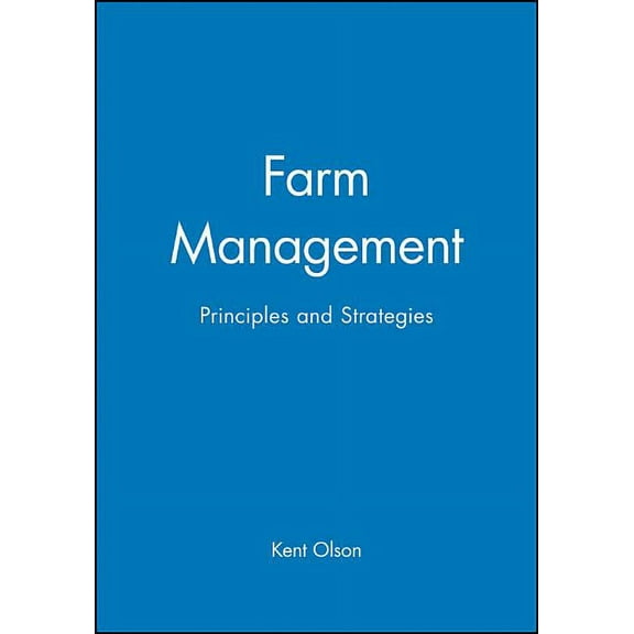 Farm Management: A Comparative Study (Hardcover)