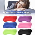 thumbnail image 6 of Multi-Function Microbead Bolster Tube Pillow with Foam Particle Bone Pillow Head | Typpkmm, 6 of 7