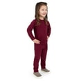 thumbnail image 5 of Jan & Jul Thermal Base Layer Top for Toddler Girls (Mulberry, Size 3T), 5 of 6