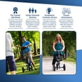 thumbnail image 3 of KneeRover Original All Terrain Knee Scooter - Steerable Walker for Foot Surgery, Ankle, Leg Injuries, Blue, 3 of 10