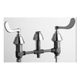 thumbnail image 1 of Chicago Faucets Deck Mounted Centerset Faucet with Optional Spout and Indexed Wristblade Handle, 1 of 2