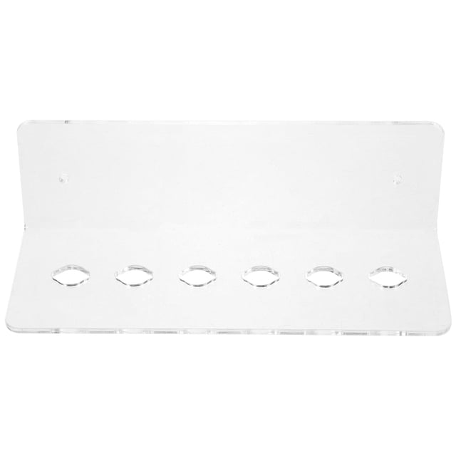 unbranded Rack Acrílico Transparente Para Con Montaje En Pared Ideal Para Almacenar Herramientas De Barbería