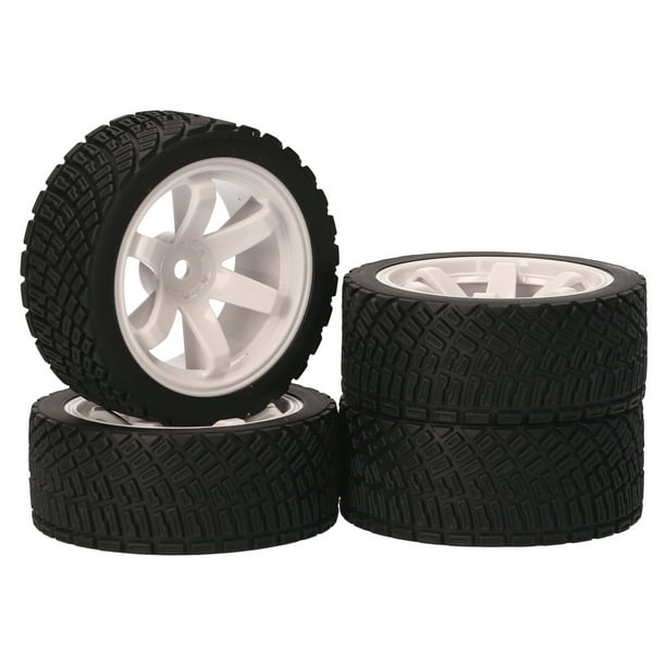 AUSTAR 8006 + 702 4PCS RC Neumáticos 65 * 25MM Neumáticos de goma para 1/10