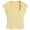 Yellow, variant on Womens Tshirts Short Sleeve Square Neck Basic Tee Shirt Slim Fit Womens Spring Tops Vacation Outfits for Women