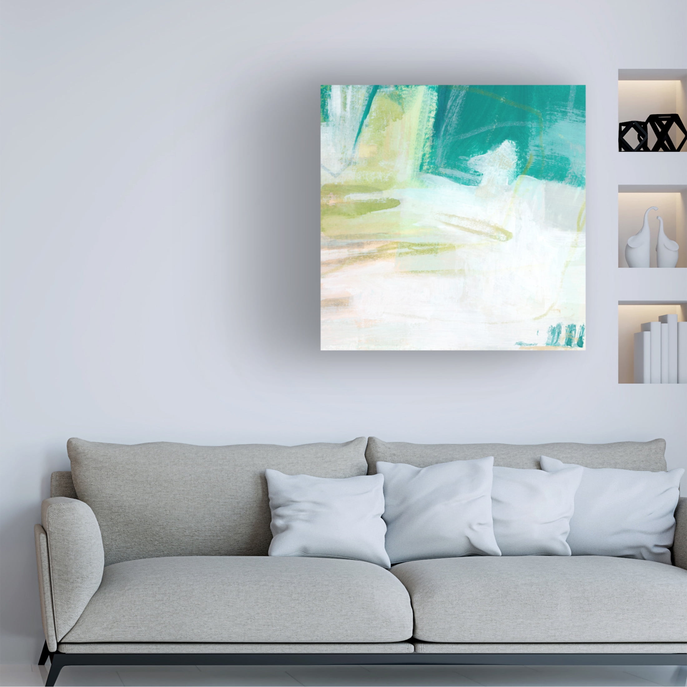 Trademark Fine Art June Erica Vess  Cuadra III Canvas Wall Art