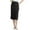 Black, variant on Women'S Skirt Pencil Skirt Mid Length Slim Fit Stretchy Work Skirt High Waist Bodycon Elegant Formal Business Attire Grey 3XL
