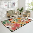 thumbnail image 4 of GZHJMY Soft Foam Nursery Area Rugs Colorful Flowers Non Slip Play Mats for Kids Boys Girls Playing Room Living Room60x39 inch Carpet Runner, 4 of 6