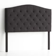 thumbnail image 3 of Rest Haven Hillboro Curved Edge Upholstered Headboard, King, Charcoal, 3 of 8