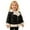 Black, variant on Windproof Quilted Kids Jacket for Boys and Girls, -Lined Warm Winter Coat with Collar and Pockets, Ages 1â11
