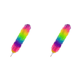 thumbnail image 1 of Bolígrafos Felpa para Pintar Con Diamantes Herramientas Pintura Artística (arco Iris) 2 Uds., 1 of 2