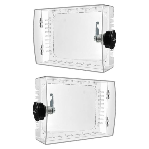 Clear Thermostat Security Box With Resettable Combination Lock heavy Protections Housing