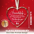 thumbnail image 2 of Adorno colgante de cristal SUCHAGIFT Friendship Bestie 8 cm, 2 of 7