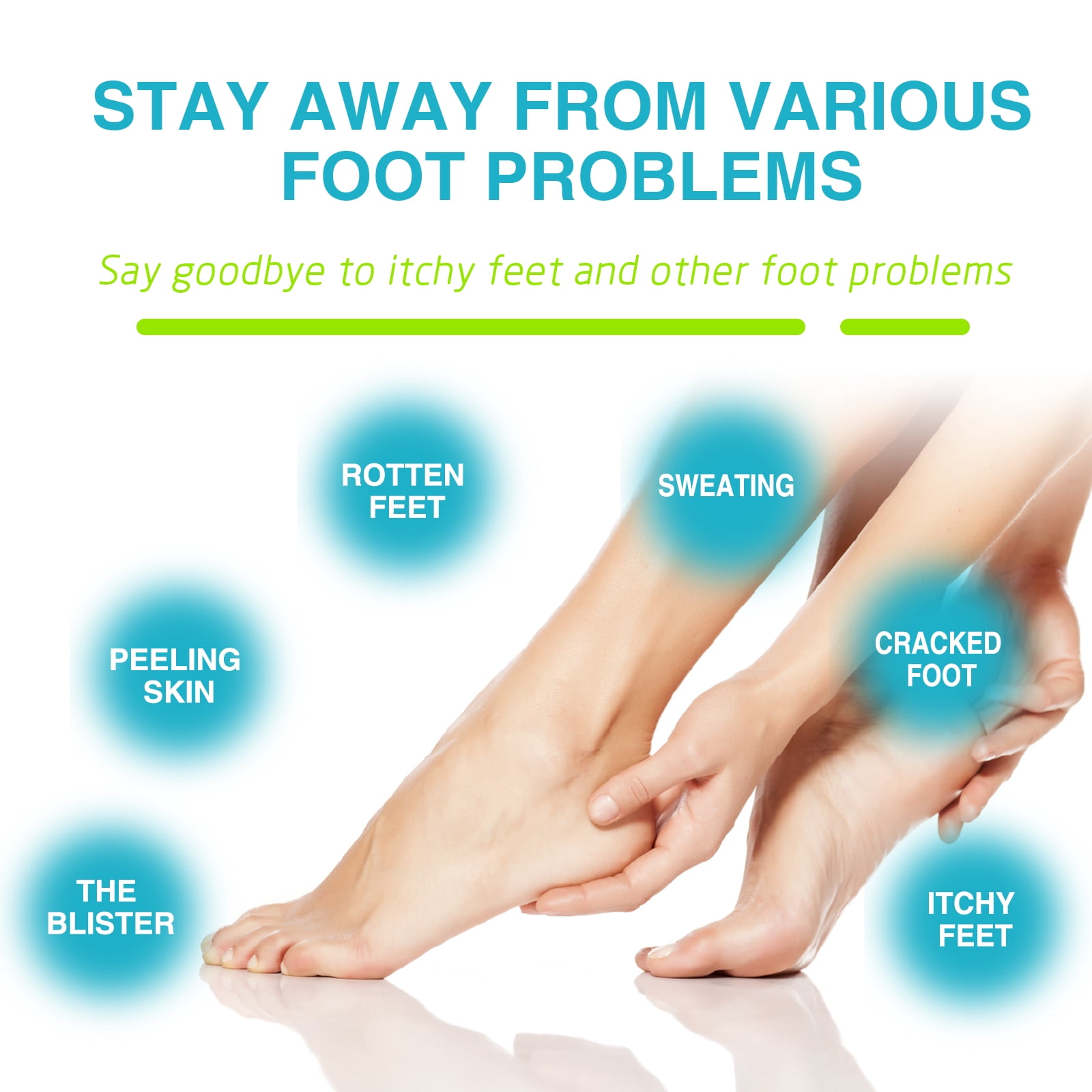 Alvantor Daily Moisturizing Foot Spray for Dry Cracked Skin and Nails, Antifungal Nourishing Care, 1.01 fl. oz