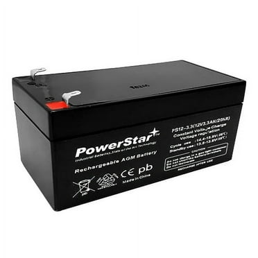 PowerStar Battery Compatiable with APC RBC35 12V 3.2Ah RBC Replacement Battery