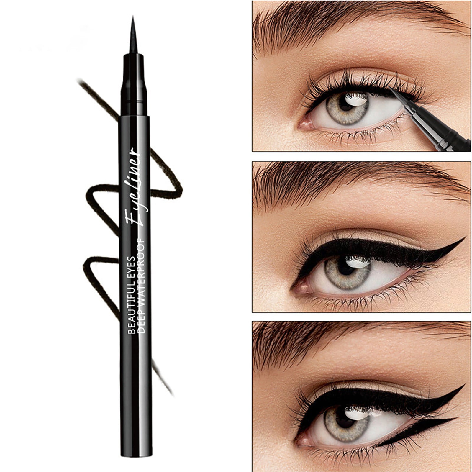 Lady Make up Beauty Highlighter Dry plus Liner Top Wipes Brow Power Zse18 Make Markers Liner Two Faced Woman Winged Liner Sticker Makeup Highlighter Pencil Sweat Roller Smooth