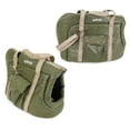 thumbnail image 2 of Small Pet Carrier for Small Dogs and Cats - Washable Semi-Open Pet Travel Tote Bag - Adjustable Strap Pet Carrier for Cat Travel Bag - 9.8 x 15.7 x 13 Inch - Sage, 2 of 7