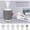 thumbnail image 2 of Mini humidificador portátil, humidificador de niebla fría pequeño de 500 ml, humidificador de escritorio personal USB para dormitorio de bebé, viajes, oficina, hogar, apagado automático, 2 modos de niebla, súper silencioso gris-gris- Sailing Electrónica, 2 of 5