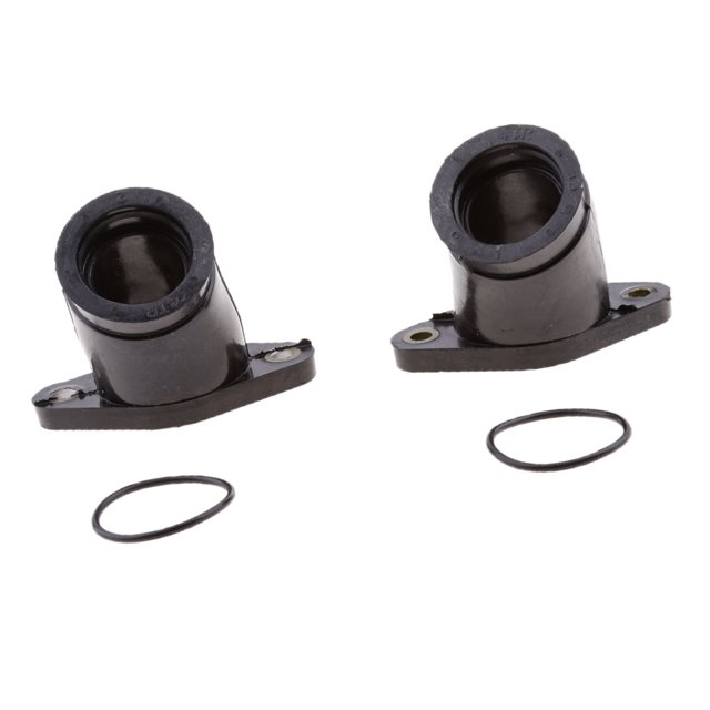 2pcs Colector de Admisión Carburador con Junta Tórica Pieza Reemplazo para Motocicleta Sunnimix Bota de colector de admisión