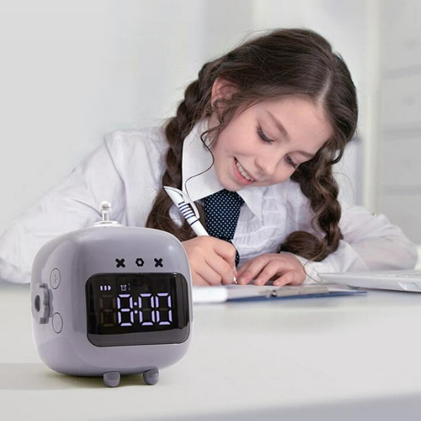 Despertador digital para dos despertadores modo despertador reloj para dormitorio y ninas GRIS Soledad Despertador Walmart en linea