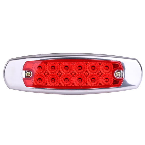 CCIYU Truck Side Marker Lamp Universal&nbsp;10x Red 12LED Truck Side Marker Clearance Light Bulbs for Truck Bus Boat Trailer Pickup&nbsp;Indicator Light Side Marker Assemblies