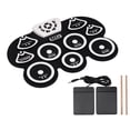 thumbnail image 4 of Tambor electronico Kit de Pad de batería electrónica Roll-up silicona portátil plegable Digital USB con palanca y Pedal de pie Irfora Tambor electronico, 4 of 7