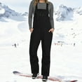 thumbnail image 6 of VKOYWKM Snow Pants Women's Bib Overalls Winter Ski Pants Trendy Snow Bib Waterproof Insulated Romper Athletic Snowpants with Pockets, 6 of 10