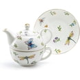 thumbnail image 4 of Grace Teaware Summer Garden Butterfly Drangonfly Fine Porcelain Tea For One Set, Regular, 4 of 4