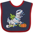 thumbnail image 3 of Inktastic Halloween Dinosaur Mummy Boys or Girls Baby Bib, 3 of 4
