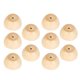 thumbnail image 5 of Juego de 10 colgantes tallados en madera de durazno para manualidades y adornos, 5 of 8