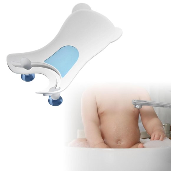 Asiento de bañera para bebés, accesorios de ducha, liviano, resistente, sin cifras de baño, cómodo soporte para el baño para bebés, bebé, recién nacido