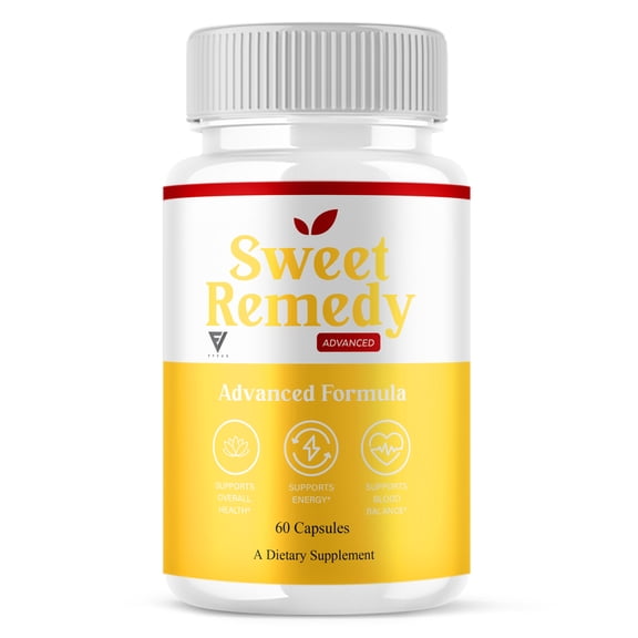 Sweet Remedy Blood Support, SweetRemedy Overall Health and Wellness Support Formula (60 Capsules)