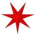 thumbnail image 1 of Lámpara Paper Star Lantern GalaxyArts de 61 cm, 7 puntos, color rojo, 1 of 7