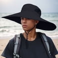 thumbnail image 2 of SUYIDA Men's Breathable Fisherman Sun Hat with Wide Brim for Outdoor Summer Activities and UPF, 2 of 4