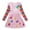 Rose, variante sur AAMILIFE Unicorn Robe à Manches Longues pour Filles Automne Nouvelle Robe Brodée en Coton pour Enfants Robe à Fleurs Col Rond