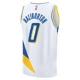 thumbnail image 3 of Men's Fanatics Tyrese Haliburton White Indiana Pacers 2025/26 City Edition Fast Break Jersey, 3 of 5
