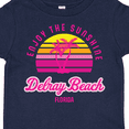thumbnail image 4 of Inktastic Summer Enjoy the Sunshine Delray Beach Florida in Pink Boys or Girls Toddler T-Shirt, 4 of 5