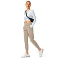 thumbnail image 5 of Women's Joggers Pants Lightweight Athletic Leggings High Waisted Tapered Lounge Pants for Workout, Yoga, Running Khaki Brown XXXL, 5 of 7